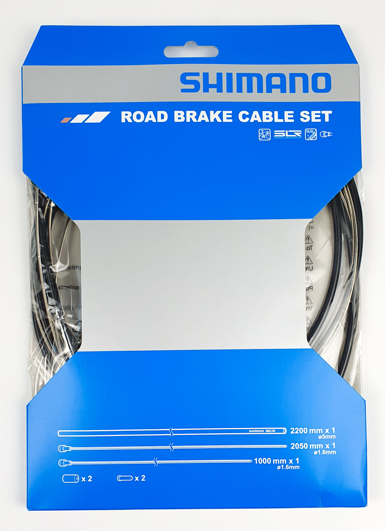 Shimano SLR Bremszugset Niro SUS schwarz Rennrad